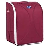 （クリエイト）日本育児　赤ちゃん　ベビー　ポータブル　ベッドインベッド　 添い寝ベッドマット 　ショルダー付き (レッド)