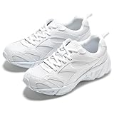 [NUMSHENBA] スニーカー 白 レディース メンズ キッズ シューズ 靴 ホワイト 通学靴 運動靴 (23.5 cm)