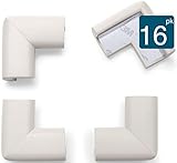 Roving Cove 16-Piece Safe Corner Cushion - PRE-TAPED CORNERS; Value Pack - OYSTER; Premium Childproo
