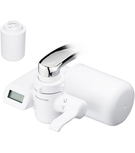 蛇口直結型浄水器【TK-CJ24-W】PFOS/PFOA 除去 液晶表示 Amazon | 蛇口直結型浄水器 PFOS/PFOA除去対応 液晶表示タイプ TK-CJ24