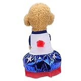 レンコス（Lemcos）犬の衣装 大セール ペット 犬服 猫服 春夏秋服 可愛い お姫様ドレス スカート ワンピース ちょう結び普段着 心地良いです 散歩 お出かけ シンプルです ふわふわ おしゃれ 
