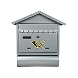 ALEKO usmb-02壁マウントメールボックスwith Retrievalドア2キーと新聞コンパートメント