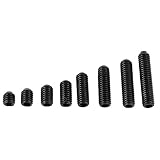 200個のM3炭素鋼のパック ヘックスグラブスクリューセットカップポイントグラブスクリューセット機械ファスナーアソシエーションキット