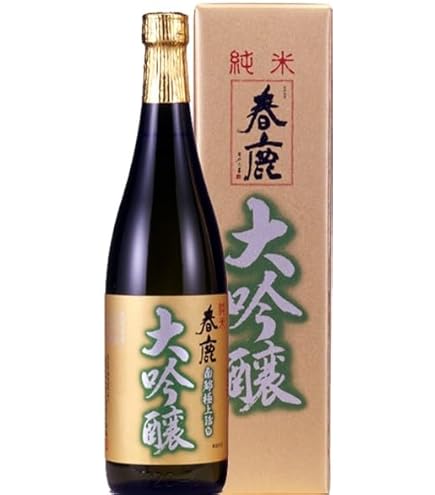 Amazon.co.jp: 春鹿 純米大吟醸 金ラベル 1800ml : 食品・飲料・お酒