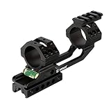 ohhunt マウントリング 25.4mm 30mmオフセット範囲マウントレールバブルレベル スコープマウント