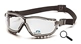 Pyramex V2G Reader Safety Goggles,Clear Anti-Fog + 1.5 lens, Black Frames by Pyramex