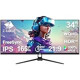 Z Z-Edge ウルトラワイド ゲーミングモニター 34型 165Hz 1ms IPS WQHD FreeSync対応 UG34W