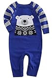 (コ-ランド) Co-land ベビー ロンパース かわわい 動物 着ぐるみ ニット あったか カバーオール 女の子 男の子 新生児 出産祝い クマ 73