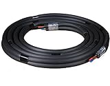 Insulated銅コイル線セット 50' 1/4-3/8 LS 1/4-3/8 Taped Black