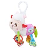 ulakyソフトサウンド動物Handbells Squeeze Rattle新生児のFantastic Plush Toy