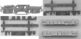 グリーンマックス Nゲージ 動力台車枠・床下機器セット C-02 (THタイプ (グレー)＋4114BM/Tpu Mカバー) 8525 鉄道模型用品