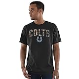 Indianapolis ColtsメンズHeritage CamoロゴTシャツ、ブラック