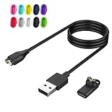 【1+1+10セット】 MoKo ガーミン用充電ケーブル 1m（1個）+ 変換アダプター L型 Type-C対応（1個）+ 防塵プラグ 充電ポート用（10個） Fenix8/7/6/Vivoactive6/5/venu4/3/Forerunner970/570/265/165/965 USB Cチャージケーブルからガーミンに充電 ガーミン変換アダプタ 充電器 急速充電