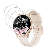For IGYLAR 1.43インチ大画面 フィルム 保護フィルム Smart Watch 1.43インチ 保護フィルム 高感度です 反射低減 高い透明度 水や油に強い 柔軟液晶保護フィルムスマートウォッチ 1.43インチ 保護フィルム【3枚入り】