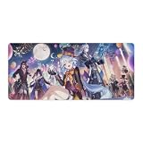 INENGNS (インジェンヌ) マウスパッド アニメ ゲーミングマウスパッド 防水 滑り止め オフィス デスクマット 耐久性が良い キーボードパッド 多機能 快適操作性 大型マウスパッド ホーム用 光学式マウス対応 ノンスリップラバーベース 人間工学 人気 おしゃれ かわいい プレイマット