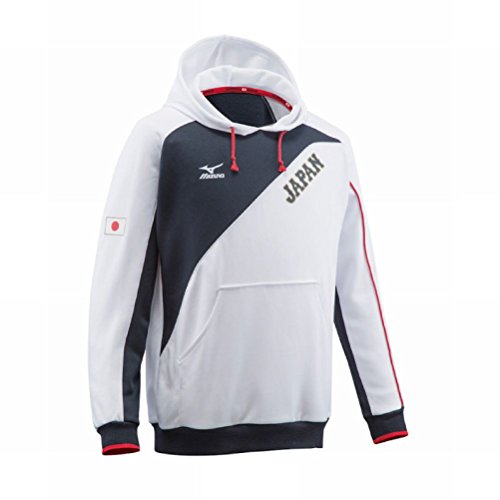 MIZUNO(ミズノ) 侍ジャパン 2017WBC レプリカ BKライトパーカー 12JE7K7700L-O ホワイト×ネイビー (00) L-O