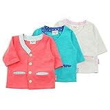 mother goose ７分袖カーディガン(80～130cm) 初夏物 キムラタンの子供服 ライトグレー 80 ( 11140x11440-151b )