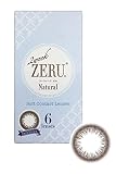 カラコン 2ウィーク ゼル 2week ZERU. UVM 1箱6枚入り ナチュラル (ダークブラウン,-2.75)
