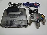 NINTENDO64本体 　クリアグレー　ジャスコ限定　/　　N64 任天堂64 JUSCO Clear Grey Limited