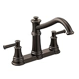 Moen 7250ORB Belfield TWO-HANDLE High Arc Kitchen Faucet, Oil Rubbed Bronze by Moen