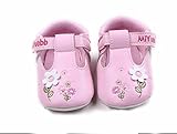 Honey baby　ベビー スニーカー ファーストシューズ 赤ちゃん靴 女の子 滑め防ぐ靴 室内履き ルームシューズ 出産お祝いプレゼント ズックシューズ (12cm, ピンク)