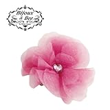 Bijoux & Bee(ビジュー&ビー) ビジュー&ビーオーガンジーフラワーヘアクリップ<日本製>