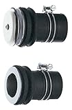 SANEI 【風呂釜と浴槽の接続用】バス接続管 85mm T46-2