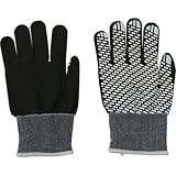 勝星産業/滑り止め手袋 キャッチライナー [10双入]/品番:C-400 サイズ：L(樹脂：グレー）