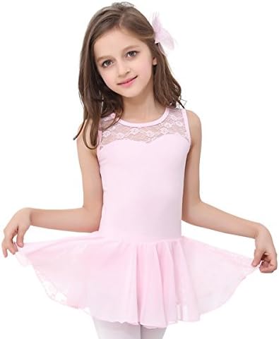 Manana ma1 Silkily Kids’ Leotard, Ballet Wear, Junior, Lace, Skirt, With Snap Buttons - 1
