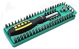 Goliton®　ツール　SD-205ドライバー62PCSセキュリティビットセット　多機能ドライバーセット 磁気ビットホルダー付き