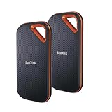SanDisk Extreme PRO ポータブル 4TB USB 3.2 Type-C 外付けSSD V2、2個パック