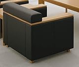 コクヨ　応接イス　ラウダ　アームチェアー　本革