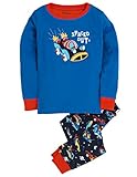 Hatley ハットレイ キッズ男の子 ボーイズ、スペースアウトジェットスーパーカー、クラッシックパジャマ 90cm 、2Y(89cm) マルチカラー 綿100% PJCETPH016