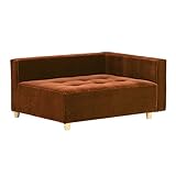 arne ベンチソファ ベンチ イス 背もたれ 肘掛け 片肘付き コーナーソファー Baggy DX-L 3×4 モケット ゴールドベージュ