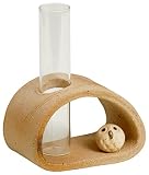 信楽焼 へちもん ミニ 花瓶 （ガラス管付） ふくろう ミニ067