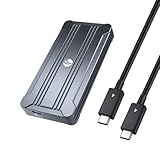 VCOM 40Gbps M.2 SSD 外付けケース USB4.0 NVME専用 M.2 SSDケース Thunderbolt 3/4 USB4/3.2/3.1/3.0/2.0 ポータブル アルミニウム製 高放熱 2280 M&B+M-Key ケースサイズをサポート エンクロージャ