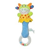 GYBER TM Baby Toy Animal Hand Stick Baby Rattle Hand Rattles Cow [並行輸入品]