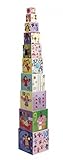 C.R. Gibson Jill McDonald Nesting Blocks Girly Girl [並行輸入品]