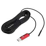 KKmoon 5.5mm 10m USB内視鏡　デジタル内視鏡　内視鏡　IP-67防水機能　ボアスコープ手持ち検査スネークカメラ　6本入りLED　Android/スマートフォン/ラップトップ用