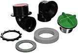 Watco Manufacturing 901-PPRI-ABS-CP 1.5-Inch Schedule 40 ABS Piping Rough-In Innovator Push Pull Bat