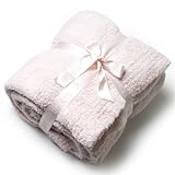 (ベアフットドリームス) BAREFOOT DREAMS ブランケット twin blanket Pink [並行輸入品]