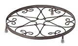 大橋新治商店 『鍋敷きや観葉植物置きに』 Iron Stand & Shelf アイアントリペット ブラウン 30-606 30-606