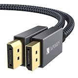 Displayport ケーブル,iVanky【DPケーブル 1.2/4K/1M】4K@60Hz/ 2K@165Hz/ 2K@144Hz, DP to DP，最大21.6Gbpsハイスピード，PC/ASUS/Dell/Acer ノートパソコン/テレビ対応 ディスプレイポート