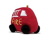 Estella Hand Knit Organic Fire Truck Rattle Baby Toy by Estella, Designed for Children