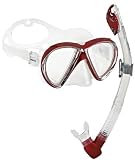 Head by Mares Scubaシュノーケリングダイビングマスクドライシュノーケルセット、メタリックレッドby Mares