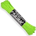 ATWOOD ROPE 反射材 550パラコード タイプ3 ネオングリーン 15m [並行輸入品]