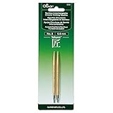 Clover Needlecraft Takumi No.8 Bamboo Interchangeable Circular Knitting Needles by Clover Needlecraft