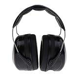 IPOTCH 防音イヤーマフ　プロテクター フリーサイズ　折りたたみ型 子供　聴覚過敏 騒音対策 全２種 - ブラック