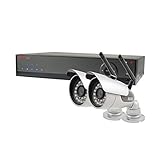 REVO America Wireless Home Monitoring Surveillance DVR Kit - 4Ch Video Recording Security System wit