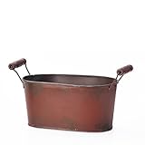 GREEN HOUSE Junk Color Tin RD (レッド) (200×105×95mm) 3317-B